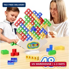 Ziogogco 48 Pcs Game Gifts, Balance Stacking Blocks Game Perfect for Family, Par