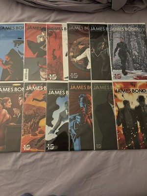 James Bond 007 #1-12 Complete Set (2018-2019) Dynamite Entertainment 