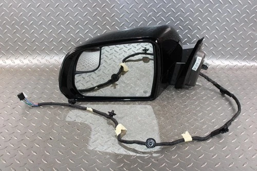 23-24 WAGONEER Diamond Black Crystal Left LH Side Door Mirror Chrome Accents OEM