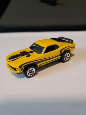 MUSTANG MACH 1, #180, 2008 HOT WHEELS MYSTERY CARS, YELLOW, LOOSE