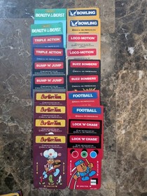 45 (90 individual) sets Authentic Intellivision overlays +15 single +20 manuals