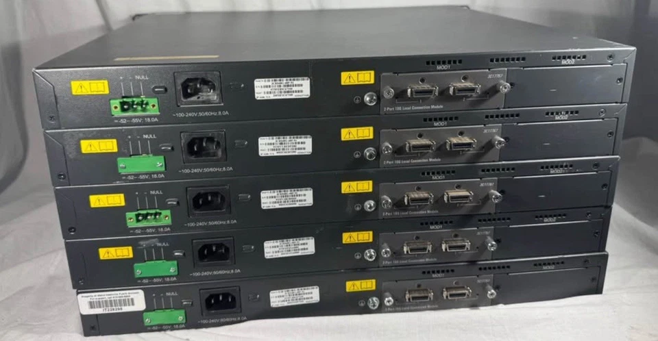 3Com HP 4800G PWR 48-Port PoE Switch 3CRS48G-48P-91 w/ 10G CX4 Module Tested - 1 - Image 4 of 4
