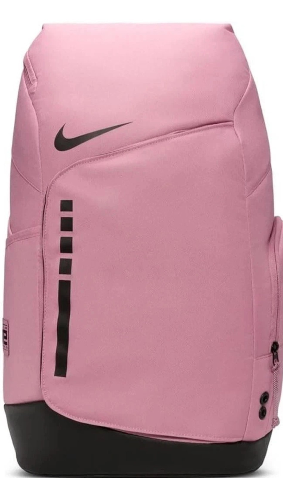 Nike Kids Pink and Black Polyester Backpack Zip Closure Adjustable Strap