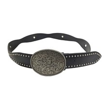 Waist Belt Chain Punk Carved Buckle for Casual Costume Belt for Jeans Dress
