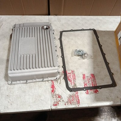 Heavy Duty Raw Cast Aluminum 10R80 Transmission Pan For 2017-2026 Ford F-150
