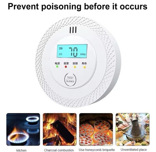 Rilevatore Di Fumo E Monossido Di Carbonio Alimentato A Batterie - Bild 1 von 5