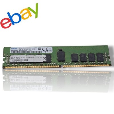 16GB DDR4 ECC REG Server RAM Samsung PC4-2400T RDIMM 1Rx4 M393A2K40CB1 #2155