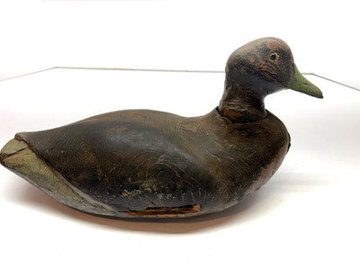 Vintage Duck Decoy - Rocking Head Eider- RARE