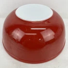 Vintage Pyrex 404 RED 4 Qt. Large 10" Nesting Mixing Bowl NICE!