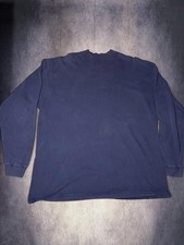 Vintage 90’s Navy blue long sleeve cotton shirt