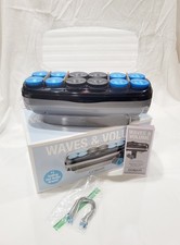 Conair Ceramic Hot Rollers Waves  Volume 12 Flocked Rollers Blue