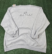 Vintage Philadelphia Eagles Fleece Pullover Crewneck Sweatshirt NFL Gray Mens XL