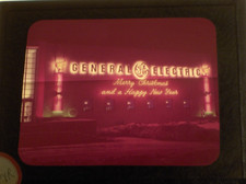 Nela Park GE Christmas Lights Display Magic Lantern Slide c1930 Cleveland OH #4