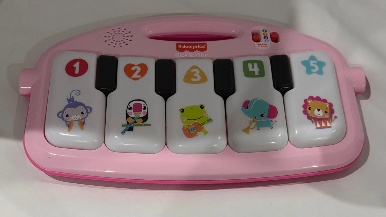 Fisher Price Kick Glow & Play Pink Piano Gym Replacement Pink Piano
