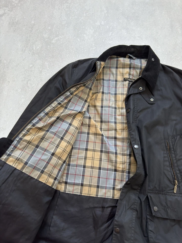 Chaqueta de Bolsillo Beaufort Encerada Barbour Bedale De Colección Informal Impermeable Inglaterra Foto 3 de 4