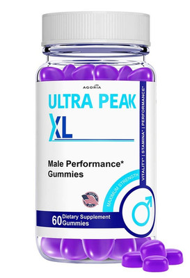 (1 Pack) Ultra Peak XL Male Performance Gummies, Dietary Supplement Gummies