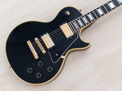 1981 Gibson Les Paul Custom Black Beauty Vintage Guitar w/ Tim Shaw PAFs, Case