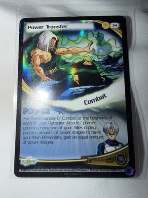 DBZ Dragon Ball Z Power Transfer Foil 34 Limited Buu Saga Card