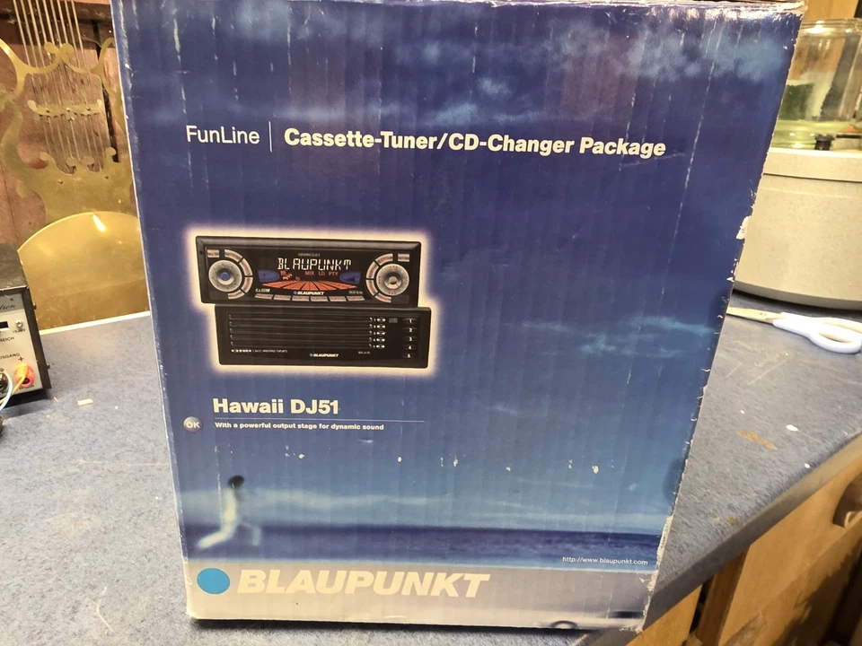 Blaupunkt DJ51 Hawaii DIN 1 High End Radio CD Wechsler AUTO RADIO Kassette - Bild 2 von 4