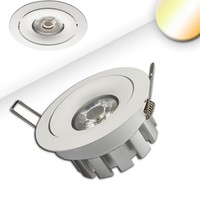 Led Einbaustrahler Sunset, 15W 2200-3100K 1000Lm 45°, Cri >95, Dim-To-Warm, Schw