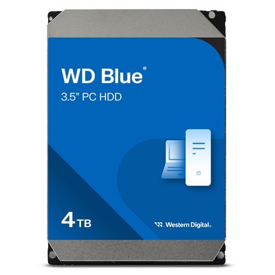 4TB WD Blue PC Internal Hard Drive HDD - 5400 RPM, SATA 6 Gb/s, 256 MB Cache,...