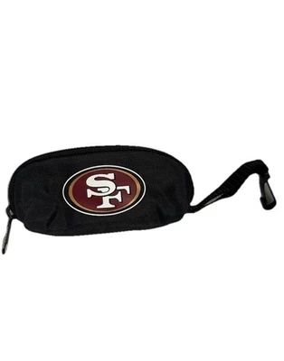 NFL 49ers Protective Zip Travel Case Keys Wallet Pouch Nintendo Games Glasses