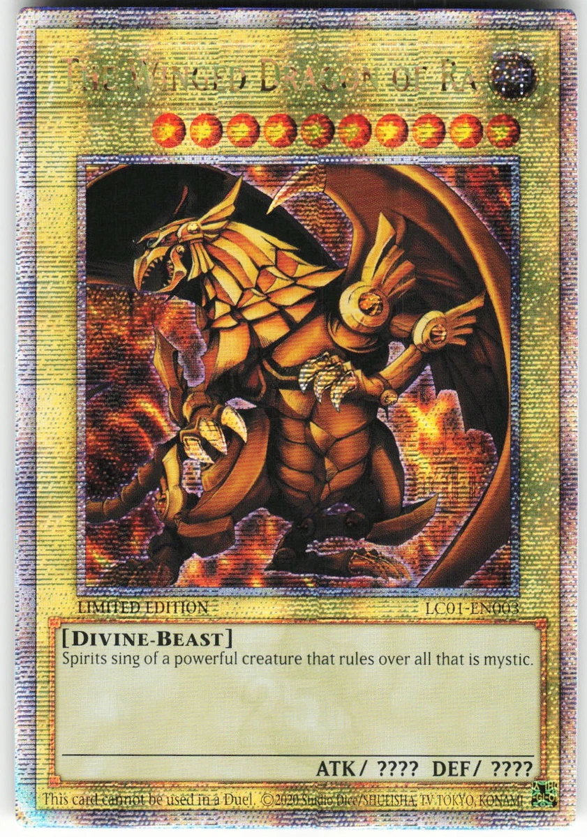 The Winged Dragon of Ra LC01-EN003 Legendary Collection: 25th