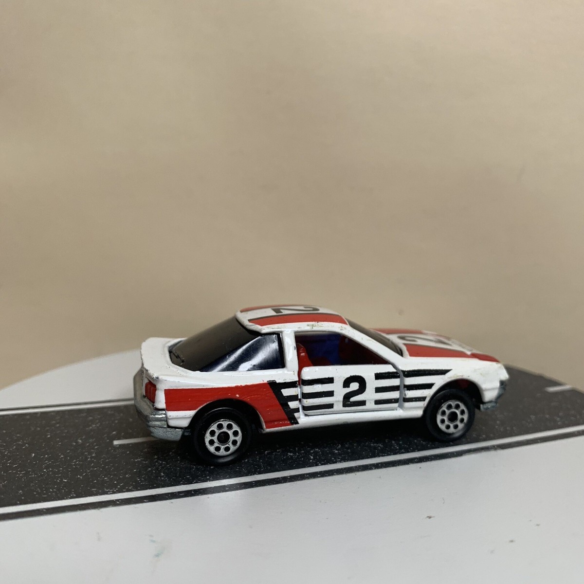 Majorette #249 Toyota Celica 2.0GT Coupe White/Black/Red