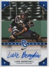 2015 Leaf Perfect Game Autographs Blue Luke Berryhill Auto /30