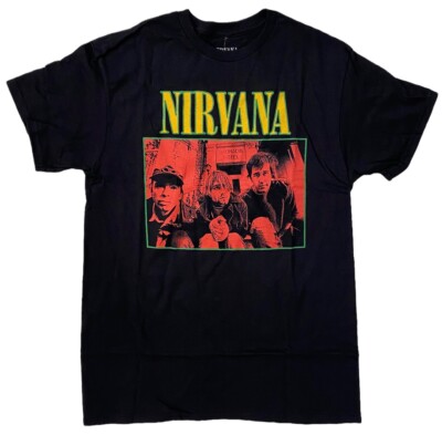Nirvana Men's Officially Licensed Kurt Cobain Punk Hard Rock