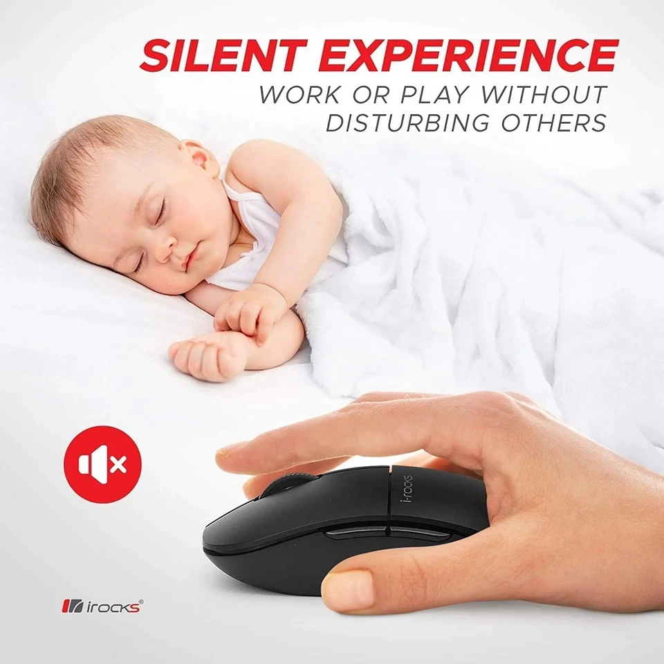 i-Rocks M23R 2.4G Wireless Silent Slim Mouse with USB Nano Receiver - Image 4 of 4