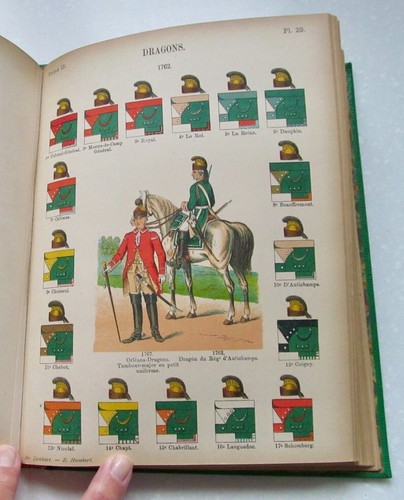 First Edition: LES UNIFORMES DE L’ARMEE FRANCAISE. Five Volumes Leinhart Humbert - Foto 8 di 24