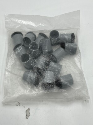 Pack of 16 - Lorell 7/8'' Chair tip with Felt, Gray 49323