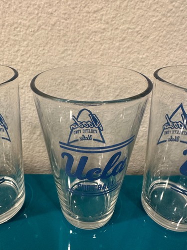 5 VTG UCLA WOODEN ATHLETIC CLUB FUND BASKETBALL TEAM PINT BEER GLASS 16oz RARE - Picture 6 of 13