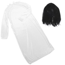 1PC Ghost Bride Dress Halloween Horror Costume Cosplay Zombie for Girls Women