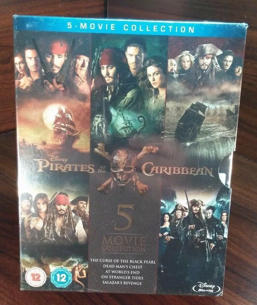 Pirates of the Caribbean: 5-Movie Collection [12] 4K UHD Box Set