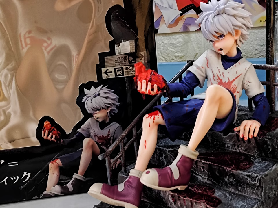 Figurine Killua Zoldyck (Hunter X Hunter) PVC 12 Cm - Statue De Collection, Décoration Bureau, Voiture, Cadeau Fan