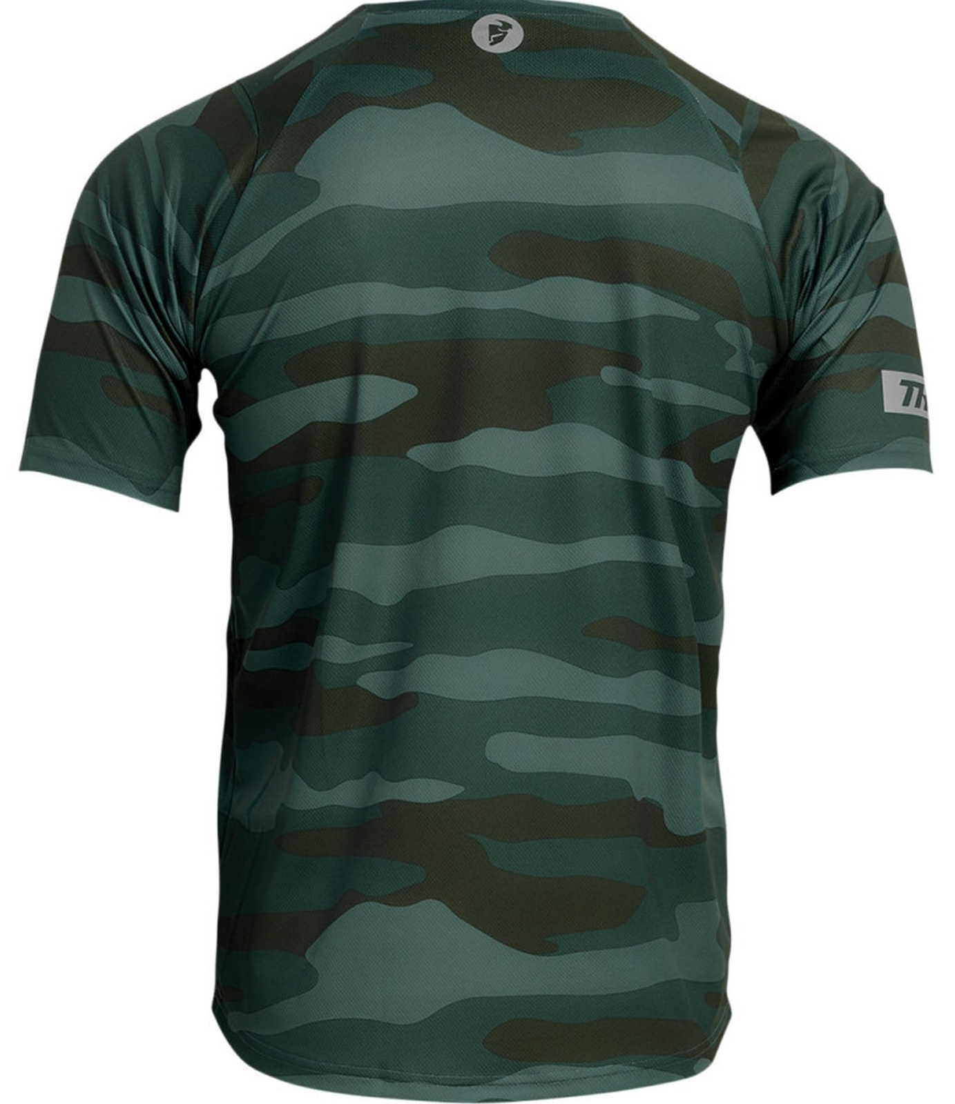 Thor Assist Camo Mens MTB Mountain Bike Jersey Green