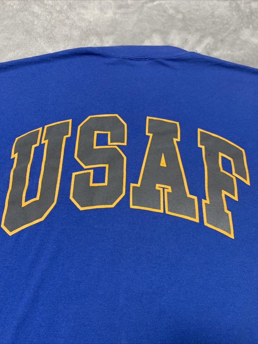 Reproduct U.S.A.F スウェット Vintage US Air Force USAF Single Stitch Shirt Mens XL Blue