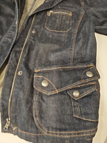LRL Ralph Lauren Jeans Co Nolita Military Denim Jean Jacket Women’s Size SMALL - Picture 3 of 14