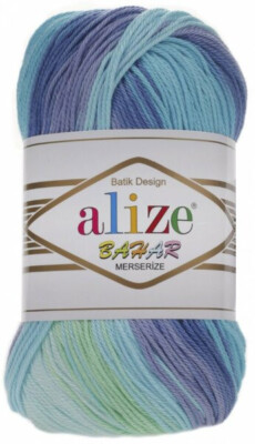ALIZE BAHAR BATIK 100% mercerisierte Baumwolle FB 1767