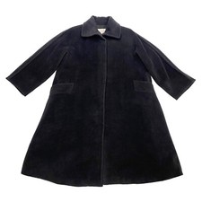 Studio 0001 Gianfranco Ferre Long Women's Overcoat | Vintage Designer Wool Black