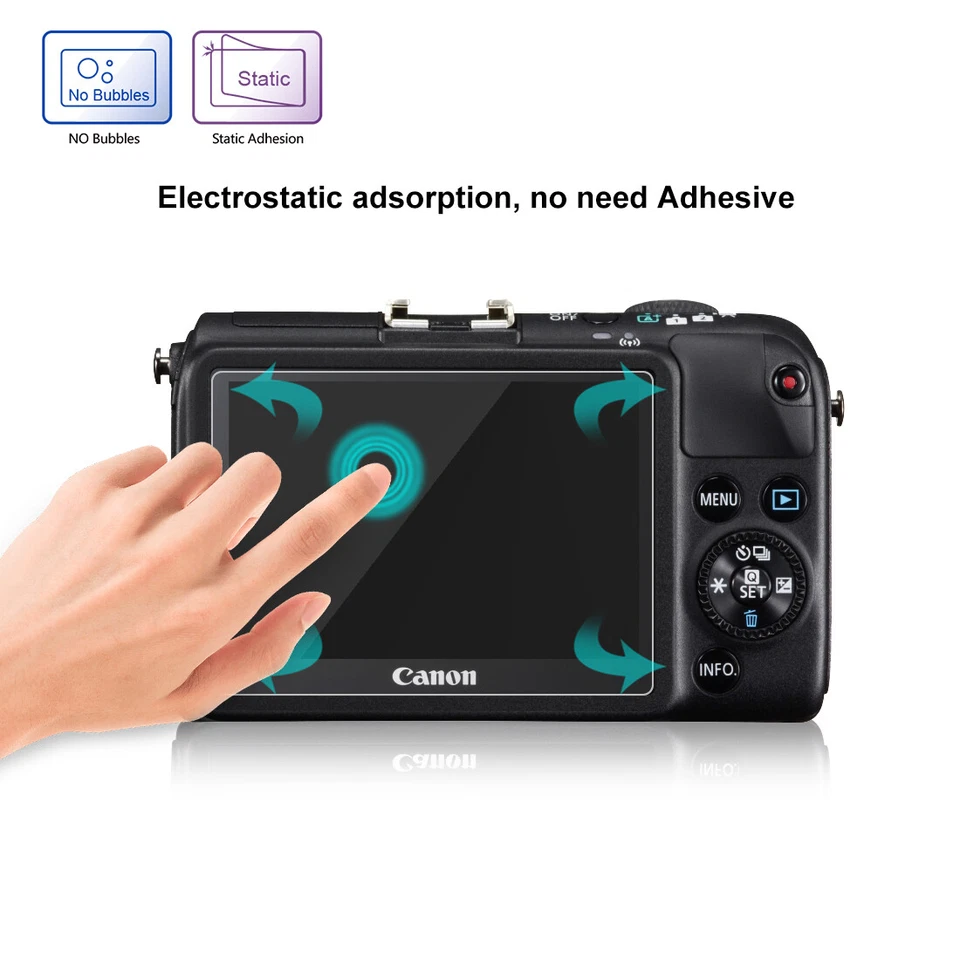 For Canon M2/SX700 HS Screen Protector 9H Surface Hard Tempered Glass Cover Film - Image 4 of 4