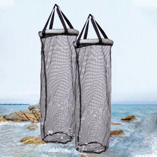 Collapsible Nylon Floating Fishing Basket Fish Keeping Net Fishing CageBasket - Picture 5 of 12