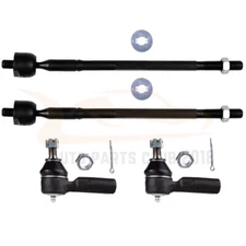 Fits 99-03 Lexus RX300 4 pieces Front Inner Outer Tie Rod End Links Set