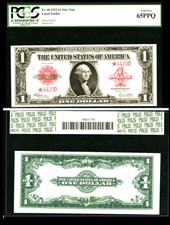 1923 $1 Star Red Seal-RARE UNIQUE MUSEUM PIECE-POP 1 STAR LOW SERIAL-FAMOUS IN U
