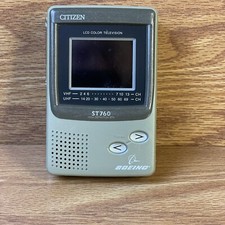 VINTAGE CITIZEN BOEING LCD COLOR TELEVISION MODEL ST760 HIGH DEFINITION STN CBM