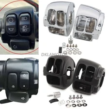 Motorcycle Handlebar Control Switch Housing Cover For Softail Deluxe FLSTN 11–17