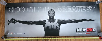 Vintage Michael Jordan Wings Wingspan Basketball NBA 2K11 Poster