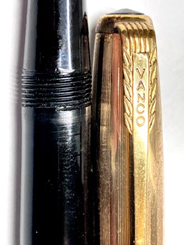 Japanischer Vintage Füllfederhalter VANCO mit Sack aus Japan - Bild 3 von 15